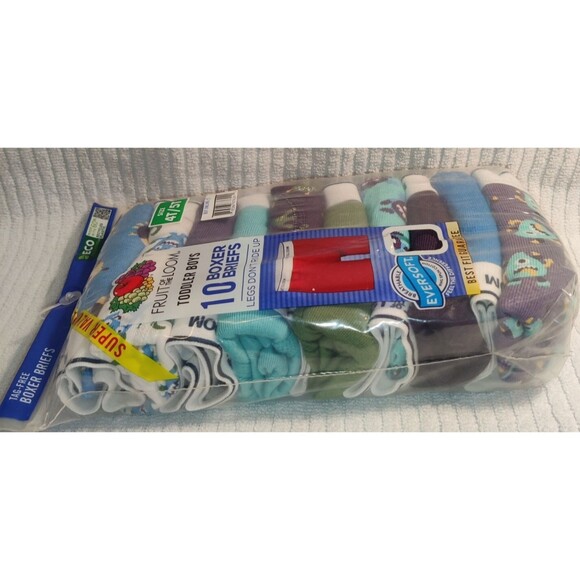 4T Toddler Boys' Boxer Briefs, Assorted Monsters & Solid,10 Pack NEW - Picture 6 of 9
